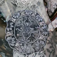 رو میزی سنگ دوزی و س تیکه رومیزی اکلیلی