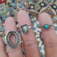 ۱۵ گرم رکاب نقره سالم آماده سوار کردن فیروزه