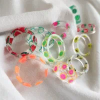 انگشتر رزینی ساده و میوه ای|بدلیجات|شیراز, جانبازان|دیوار