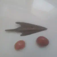 سر پیکان قدیمی و انگشتر نقره