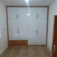 کابینت آماده سفیدو رنگ چوب