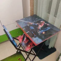 میز تحریر سگ های نگهبان و مرد عنکبوتی و کیتی|میز تحریر و کامپیوتر|اهواز, زیتون کارمندی|دیوار