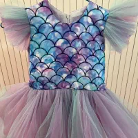 پیراهن پری دریایی دخترانه تولد|کفش و لباس بچه|تبریز, |دیوار