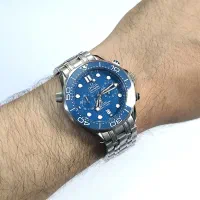 ساعت مچی امگا سی مستر صفحه سورمه ای|ساعت|مشهد, فرهنگ|دیوار