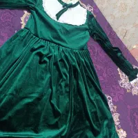 پیراهن مخمل دخترانه