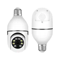 دوربین لامپی مداربسته هوشمند بی سیم دید در شب