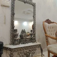 آینه شمعدان برنز|بوفه، ویترین، کنسول|تهران, مشیریه|دیوار