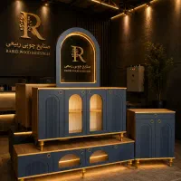 کنسول آینه کامل مدل سلین حصیری|بوفه، ویترین، کنسول|تهران, صاحب الزمان|دیوار