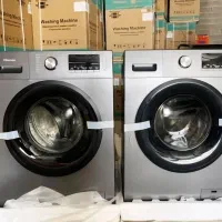 لباسشویی هایسنس ۷ کیلو بخارشوردار سفید و سیلور