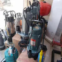 پمپ آب، کفکش و لجنکش-توحید پمپ ایرانی گارانتی دار|مصالح و تجهیزات ساختمان|قم, سنگ بند|دیوار