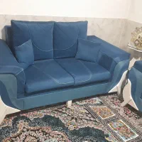 مبل ۷ نفره با میز عسلی سالم.|مبلمان خانگی و میز عسلی|ملایر, |دیوار