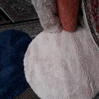فرش اتاق فرش شقی ترکیه فرش دایره ۱×۱ سایز