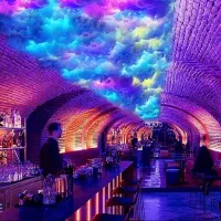 لاین نوری . اجرای سقف ابری|خدمات پیشه و مهارت|چغادک, |دیوار