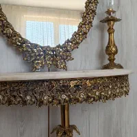 اینه و شمعدان برنز