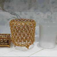 جا دستمال کاغذی و سطل آناناسی اماراتی|صنایع دستی و سایر لوازم تزئینی|کرج, حصارک پایین|دیوار