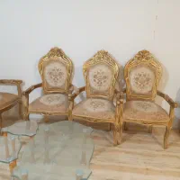 یک دست مبل سلطنتی کاملا سالم ۹نفره همراه با۴ میزا|مبلمان خانگی و میز عسلی|کرمانشاه, |دیوار