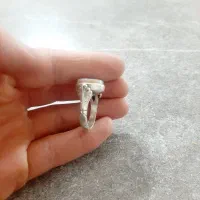 ۲انگشترنقره دستساز خاص|جواهرات|خوی, |دیوار