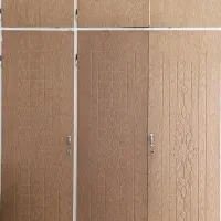 درب کمد دیواری جنس درجه ۱ با چهارچوب اهنی