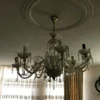 لوستر شیشه ای باراکات ۸ شاخه