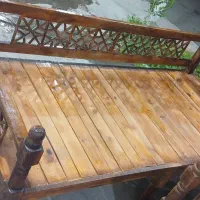 تخت چوبی سنتی شاهنشین