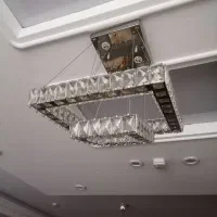 لوستر کهکشانی تمام کریستال چهار حالته و کنترل دار