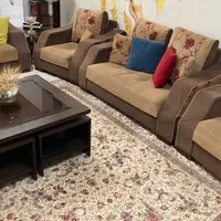مبلمان ب همراه میز وسط|مبلمان خانگی و میز عسلی|شاهین‌شهر, فردوسی|دیوار