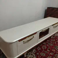 دکورتلویزیون سفیدوطلایی|میز تلویزیون|دهگلان, |دیوار