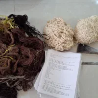 نخ و چله و وسایل قالیبافی