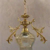 لوستر۴شاخه ۸ شعله ب.رنز پرکار .تول.یدی لوستر رستمی|لوستر و چراغ آویز|نظرآباد, نظرآباد|دیوار