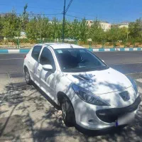 207 مدل ۱۳۹۶ دنده بدون رنگ واقعی حتی سپر