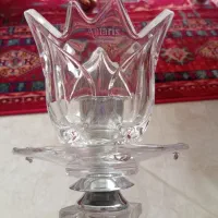 شمعدان کریستال آماریس آلمان حک شده|صنایع دستی و سایر لوازم تزئینی|کرج, جهانشهر|دیوار