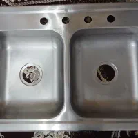 سینک ظرفشویی دوقلوصنعتی