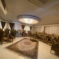 سرویس مبلمان استیل ورق طلا همراه بانهار خوری