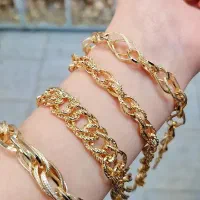 بدلیجات امیتیس)دستبند طرح سپاهان طرح طلا آمیتیس