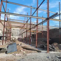 اجرای اسکلت بتن .اسکلت فلزی .استخر و شیروانی