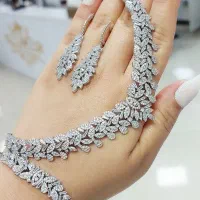 سرویس نقره جواهری ماه و ستاره دریا آب طلا۸۱۶۳۹۴|بدلیجات|تبریز, |دیوار
