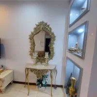 یک عدد آینه وشمعدان  آلیاژ رنگ ثابت کاملا سالم|آینه|سنندج, |دیوار