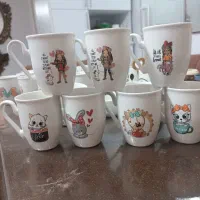 ماگ و فنجان چینی سرامیک