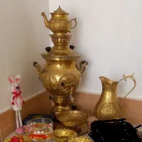 سماورگازی وقوری وپارچ وسینی وکاسه پاسماوری