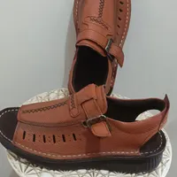 کفش چرم طبیعی  عسلی سایز۴۱/۴۲|کیف، کفش، کمربند|رشت, گلسار|دیوار