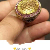 انگشتر سیترین 20قیراطی