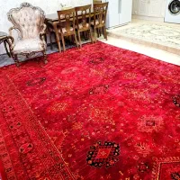 فرش۱۲متری۹متری قرمزلاکی برندتبریزنوآکبندجهیزیه|فرش|تهران, یافت آباد شمالی|دیوار