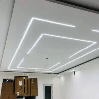 نصب انواع سقف های کاذب تایل کاغذ دیواری پی وی سی
