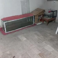 دوعدد اکواریم و زایشگاه و تزئینات و غذا ماهی