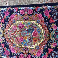فرش سه متری گل ابریشم