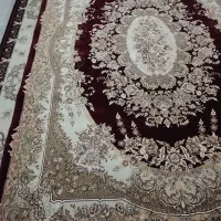 دو عدد قالی 6 متری نخی در حد نو|فرش|فلاورجان, |دیوار