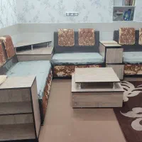 مبل ال هفت نفره|مبلمان خانگی و میز عسلی|قم, شهرک فاطمیه|دیوار