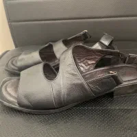 صندل زنانه چرم با زیره طبی|کیف، کفش، کمربند|رودهن, |دیوار