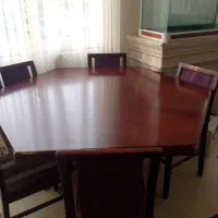 میز نهارخوری ۶ ضلعی ۶ نفره