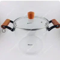 قابلمه پیرکس دسته چوبی|ظروف پختوپز|تهران, جنتآباد جنوبی|دیوار